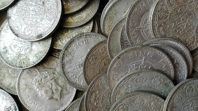 古币、机制币、银元-印度卢比 乔治六世